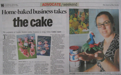 Kiwicakes advent calendar made Saturday's newspaper