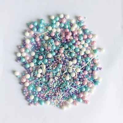 colourful sprinkles in assorted sizes and shapes