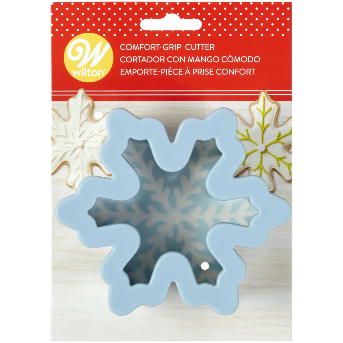 Snowflake comfort grip cookie cutter