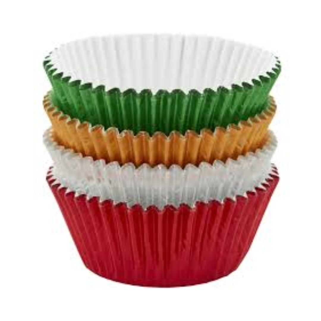 Christmas Foil assortment Standard Cupcake papers set (48)