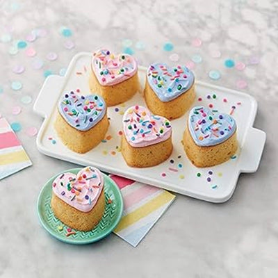 6 cavity silicone mould mini hearts