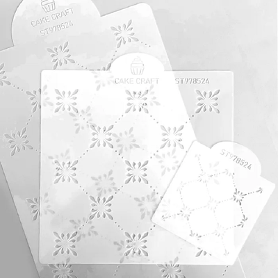 3 piece stencil set Azul