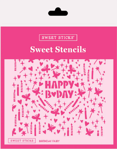 Birthday Fairy Stencil by Sweet Sticks