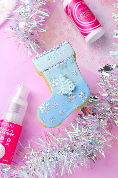 Christmas Snowflakes Scattered Stencil by Sweet Sticks