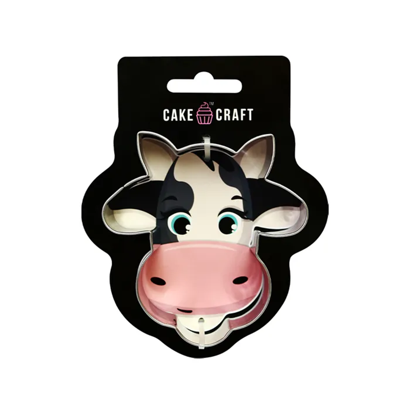 Cow face cookie cutter