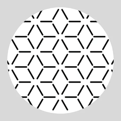 3 piece stencil set Cubed