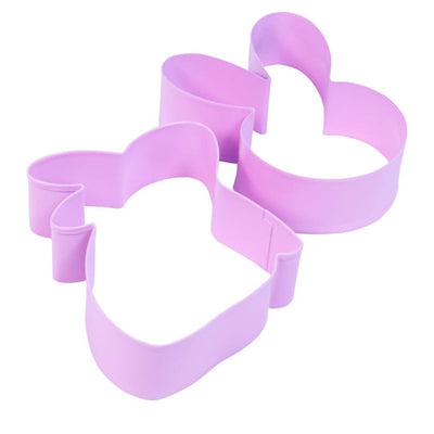 Easter set of 2 bunny rabbit cookie cutters face & sitting bunny