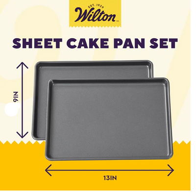 Measurements of Easy Layers sheet cake pan set
