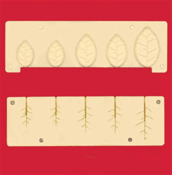 Rose leaf maker and veiner 5 sizes by FMM