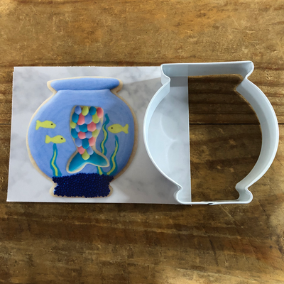 Fish bowl Cookie Cutter use for snow globe or cauldron too