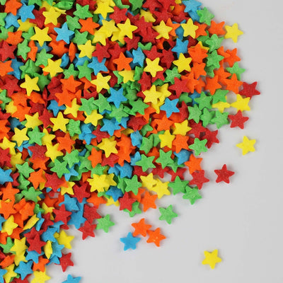 Bright Rainbow stars sprinkles 60 grams