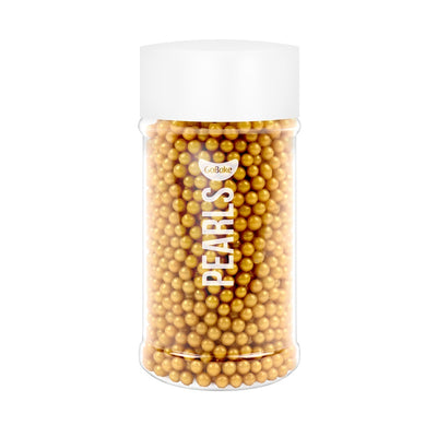 4mm sugar pearls Pearl Gold 80g