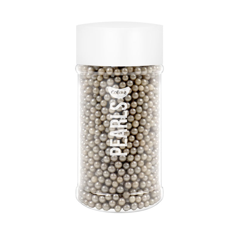 4mm sugar pearls Pearl Silver 80g