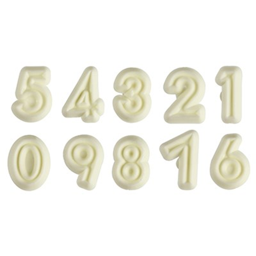0 to 9 numerals number cutter set by Jem 19mm