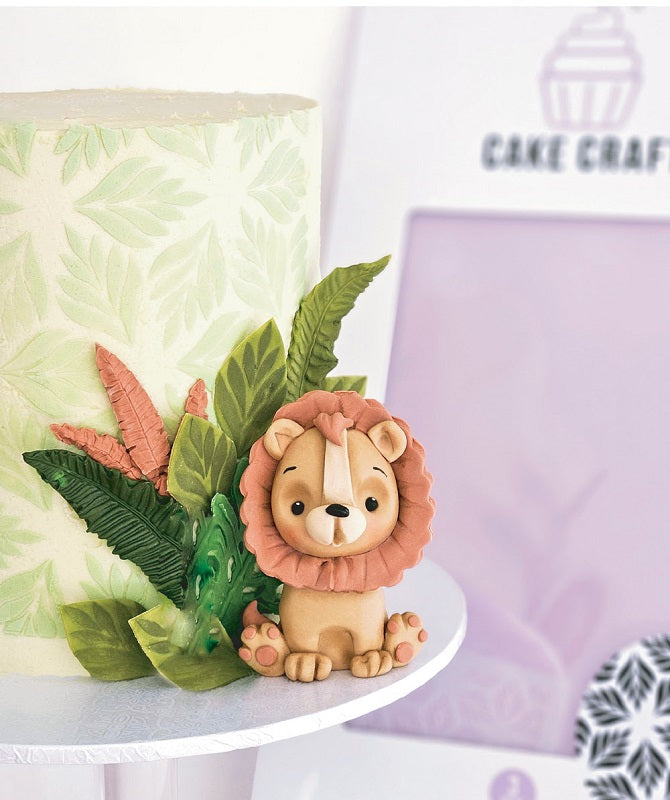 3 piece stencil set Frost (foliage snowflake)