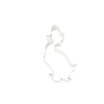 Jemima Puddle Duck White Metal Cookie Cutter