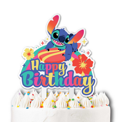 Lilo & Stitch themed ACRYLIC CAKE TOPPER