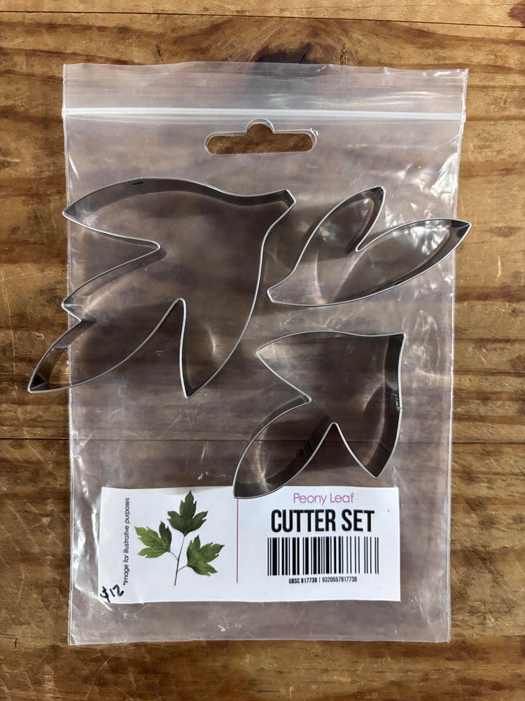 Peony leaf cutters set