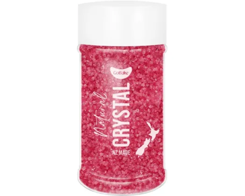 Gobake natural colours Crystal pink sanding sugar 90g