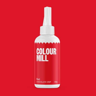 Colour mill chocolate Cake drip 125g Red