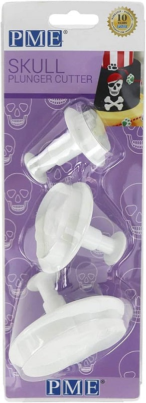 Skulls set of 3 plunger cutters
