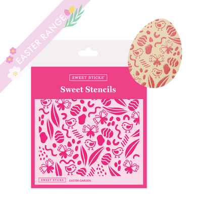 Easter Garden Stencil by Sweet Sticks