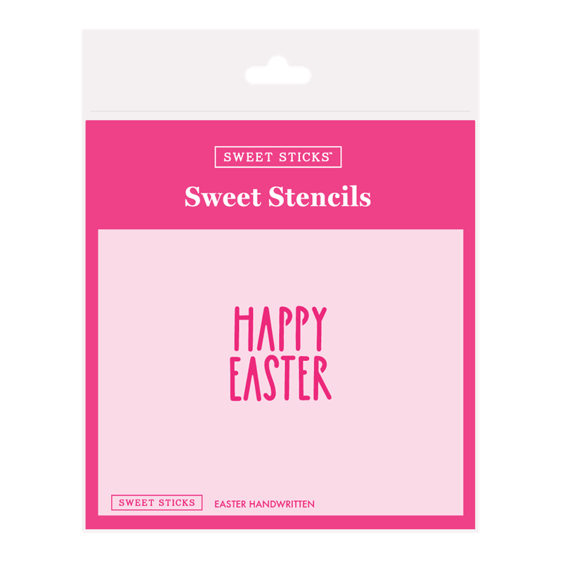 Happy Easter Handwritten Stencil by Sweet Sticks