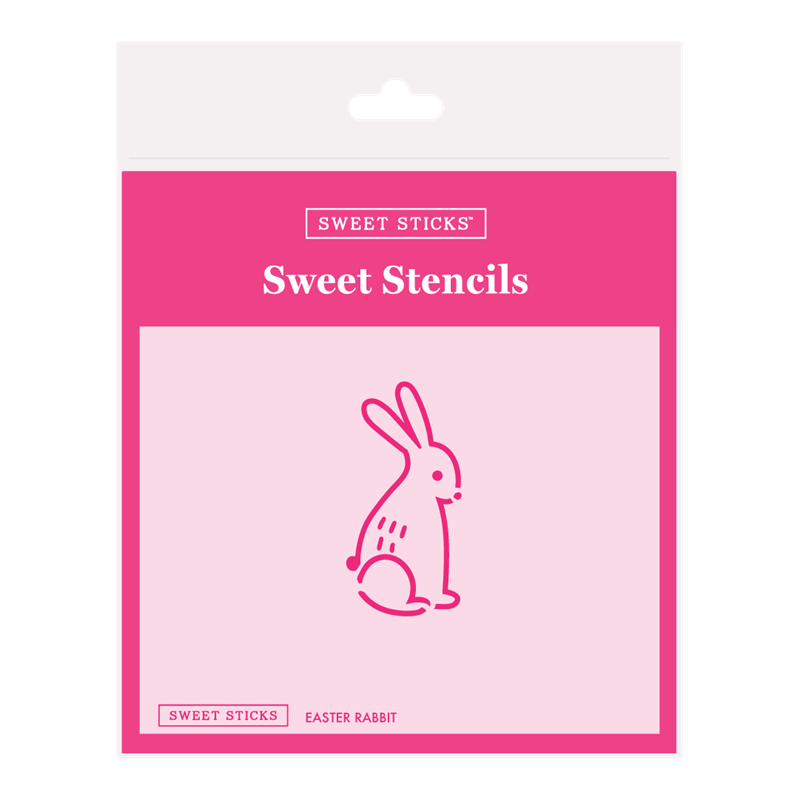 Easter Bunny Rabbit Stencil by Sweet Sticks