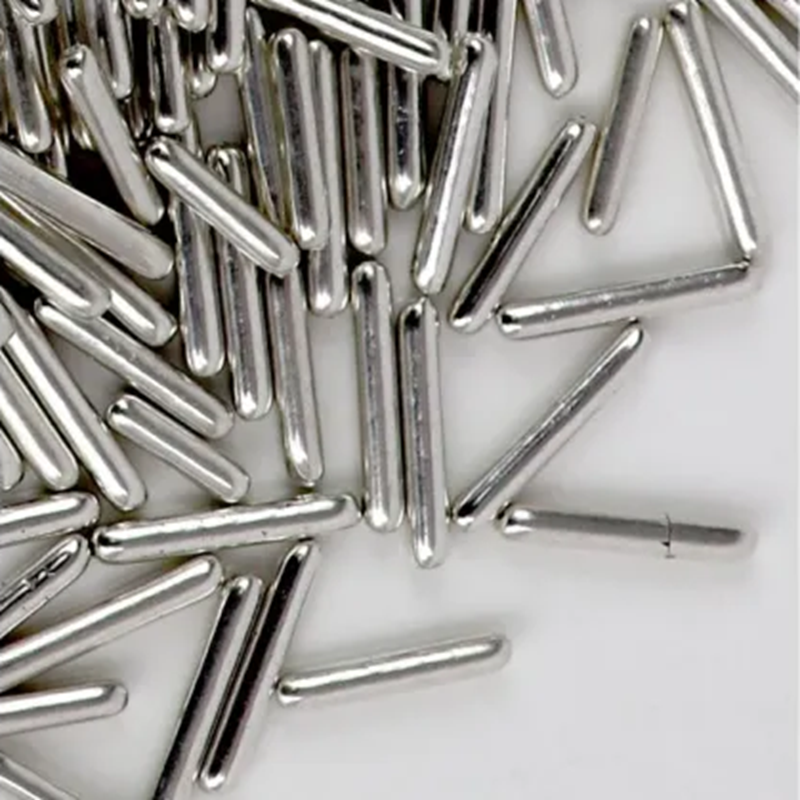 silver rods cachous jar by Kiwicakes 100ml jar