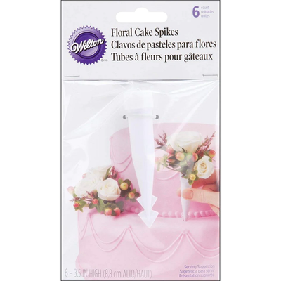 Fresh flower spikes with silicone cap by Wilton
