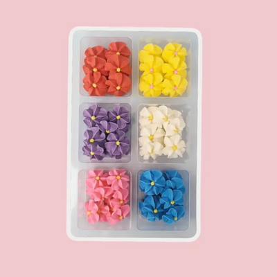 Apple blossom pack 60 royal icing flowers