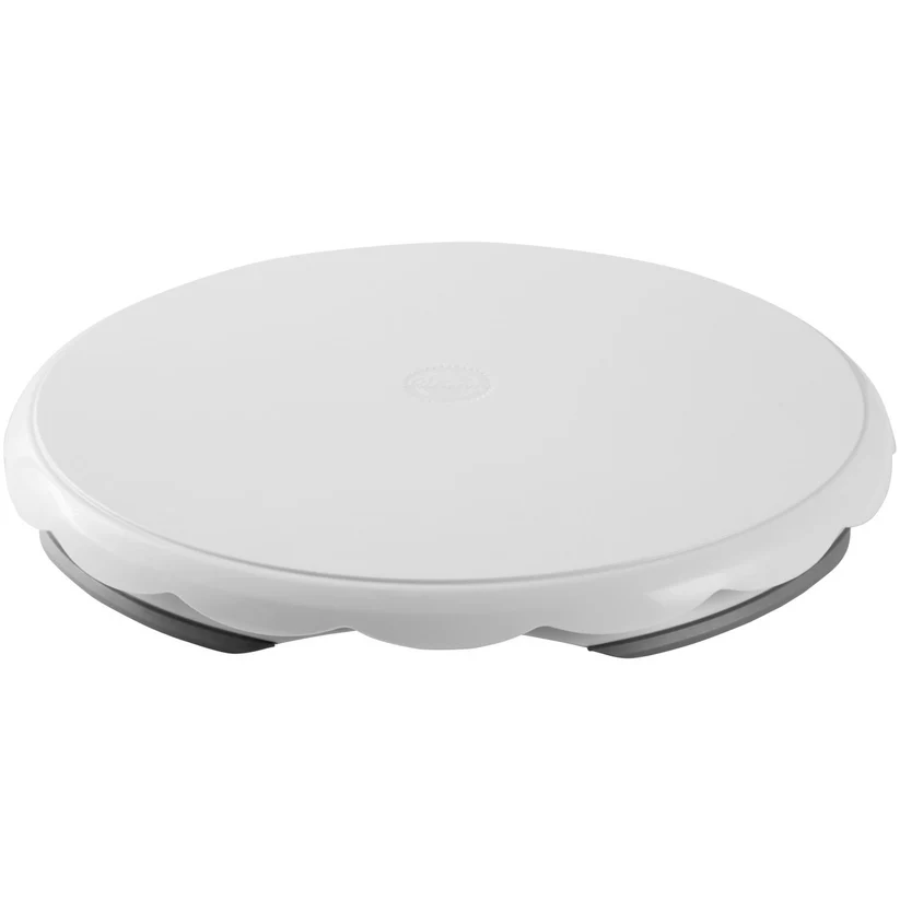 wilton side view of cake turntable