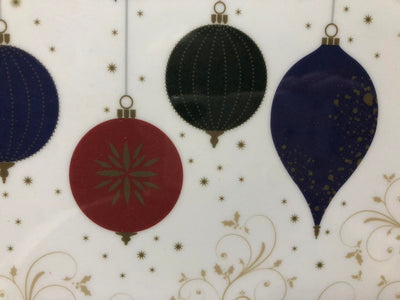 Christmas Melamine Tray Large Christmas decoration baubles