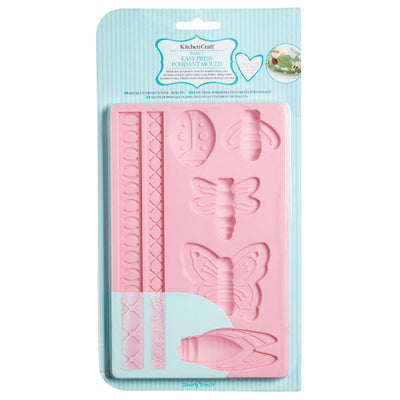 SPECIAL 50% OFF Borders Butterfly Dragonfly and Bee silicone mould Sweetly Does It