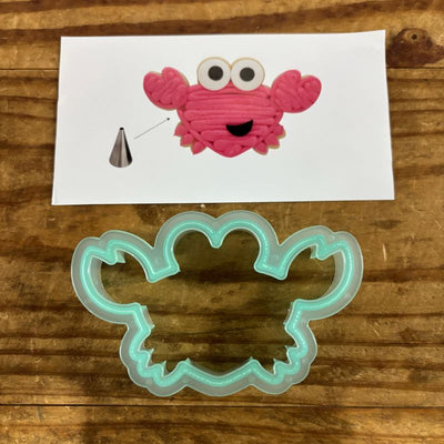 Crab cookie cutter 95mm quality plastic cutter
