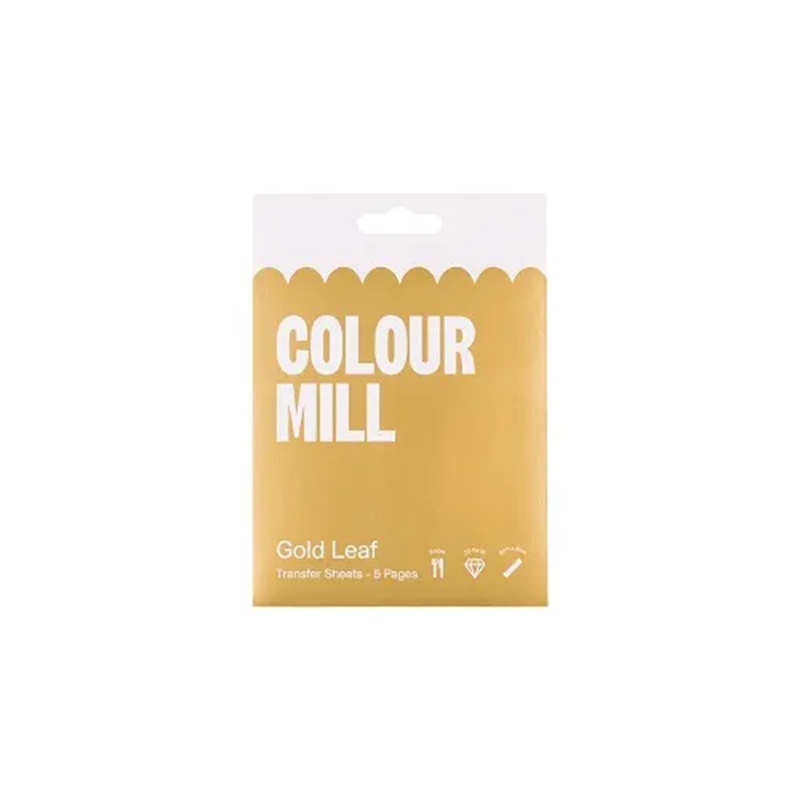 Gold leaf sheet 5 pack by Colour Mill