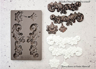 Vintage Art Décor Mould - Groeneville Crest