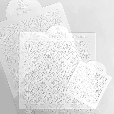 3 piece stencil set Henna