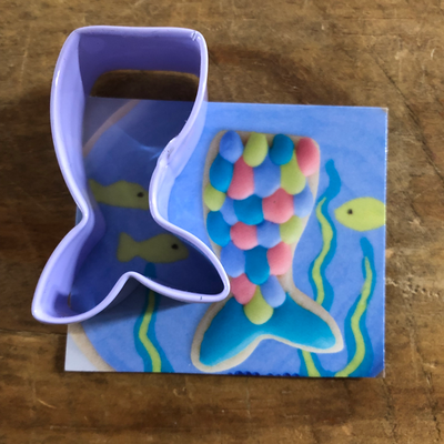 Mini Mermaid tail cookie cutter