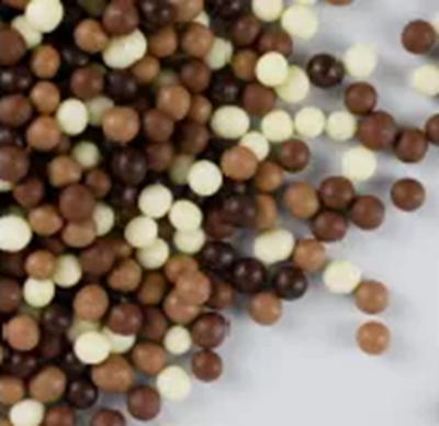 Choccy Toppys Mixed Dark Milk & White Chocolate Pearls 100G