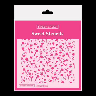 Petal Pattern Stencil by Sweet Sticks