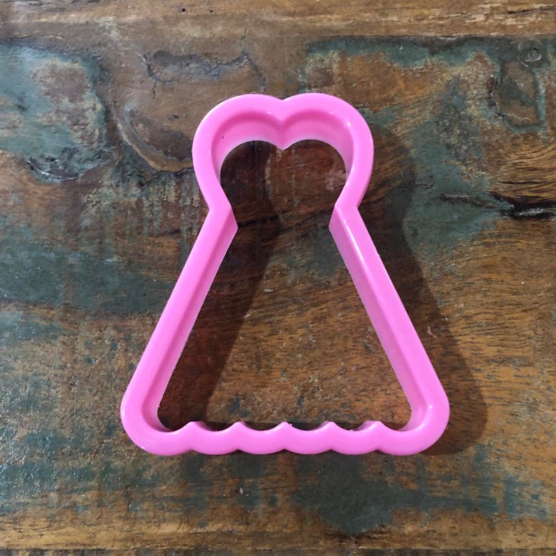 Princess dress or gown Quality plastic cookie cutter by Wilton