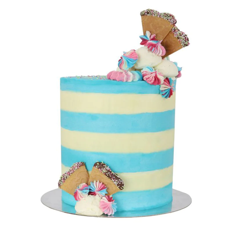 PME XL Side texture scraper comb for buttercream icing Extra Wide Stripes