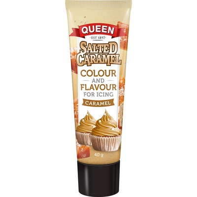 Salted Caramel Colour & Flavour 40g by Queen
