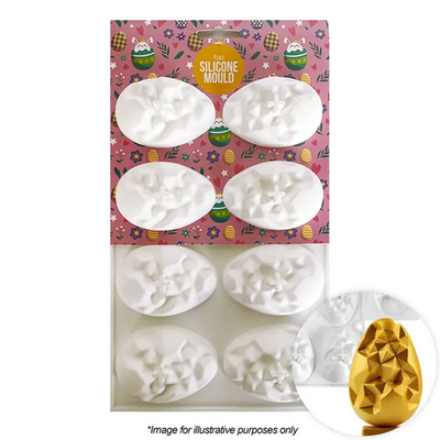 Small Easter Eggs 8 cavity silicone mould Geode Eggs