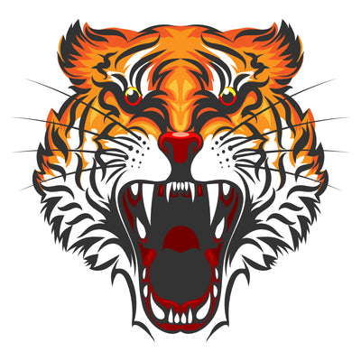 Edible icing image Tiger