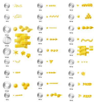 56 piece Master icing nozzle tip set Bags couplers and case