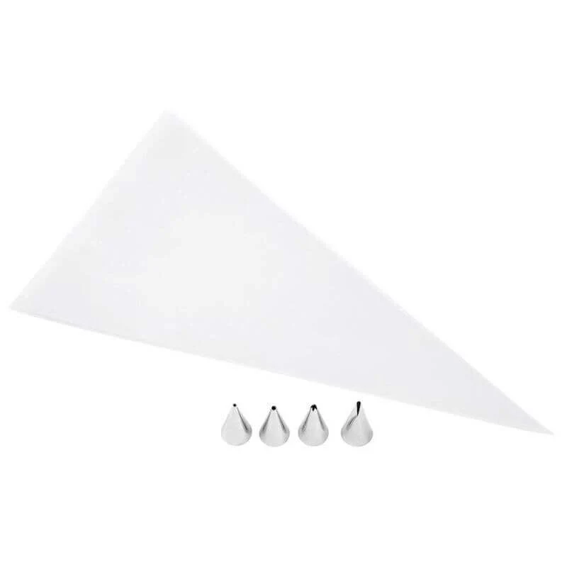 Wilton metal piping nozzles and disposable piping bags