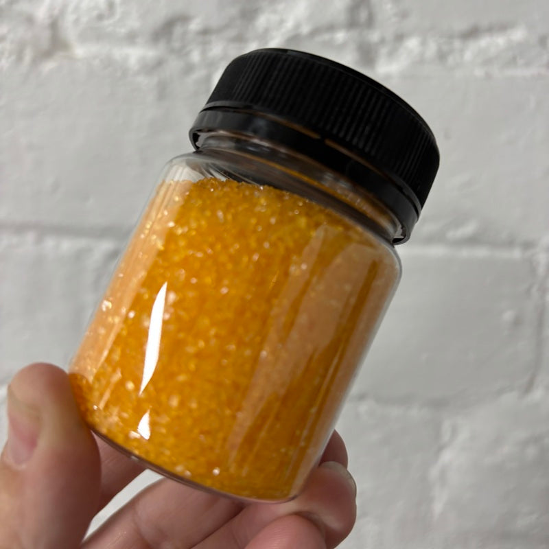 Sanding sugar Yellow Orange by Kiwicakes