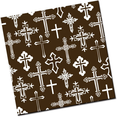 Chocolate transfer sheet White Cross